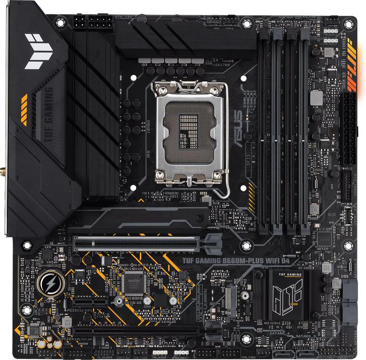 ASUS TUF GAMING B660M-PLUS D4 (LGA 1700, Intel B660, mATX)