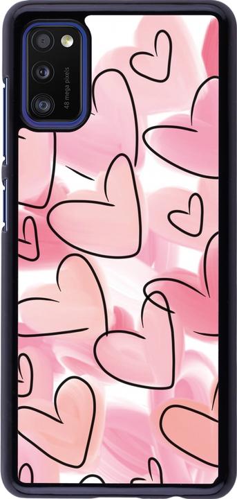 Produktbild PhoneLook Hülle Easter 2023 pink hearts (Samsung Galaxy A41)