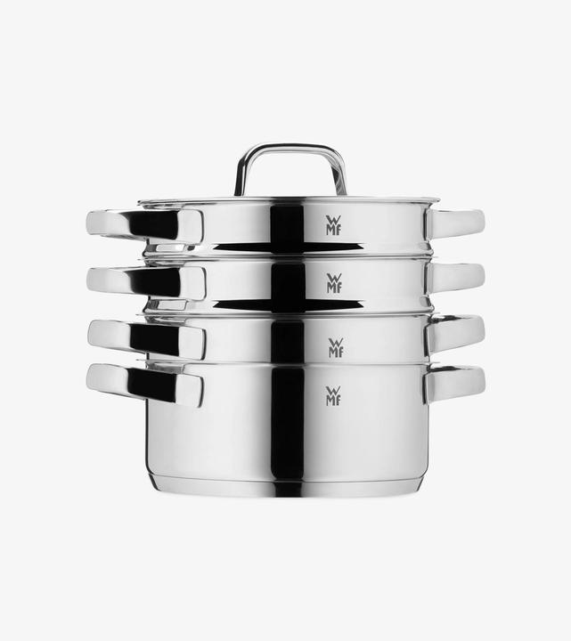 Produktbild WMF Compact Cuisine Kochgeschirr-Set, 4-teilig (20 cm, Pfannenset + Topfset, Edelstahl)