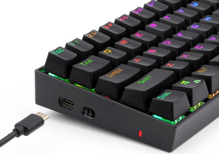 Actual product image Redragon Deimos K599-KRS 2.4G + Wired Mechanical keyboard, US layout (US, Cable, Wireless)