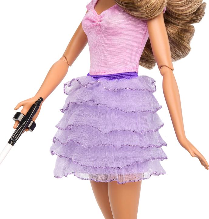 Productafbeelding Barbie Fashionista pop in paarse rok met ruches