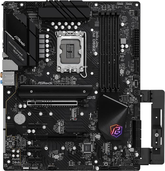 Image du produit AsRock MB Z690 PG Riptide 1200 HDMI DDR4 (LGA 1700, Intel Z690H, ATX)