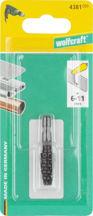 Produktbild wolfcraft wolfcraft 1 Profilraspel Metall kon. 6kt. ø5-12x22