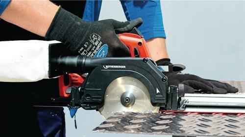 Image du produit Rothenberger PIPECUT mini scie universelle sans fil 18 V 125 mm + 1x batterie 4,0 Ah + chargeur + guide-chaîne