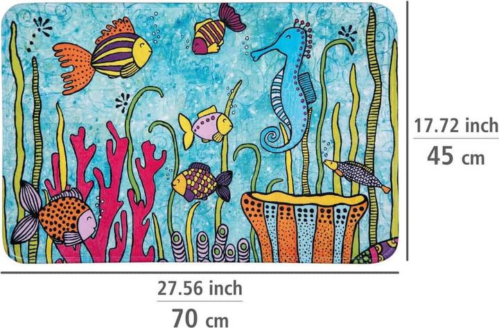 Productafbeelding Wenko Badmat Oceaanleven (70 x 45 cm)