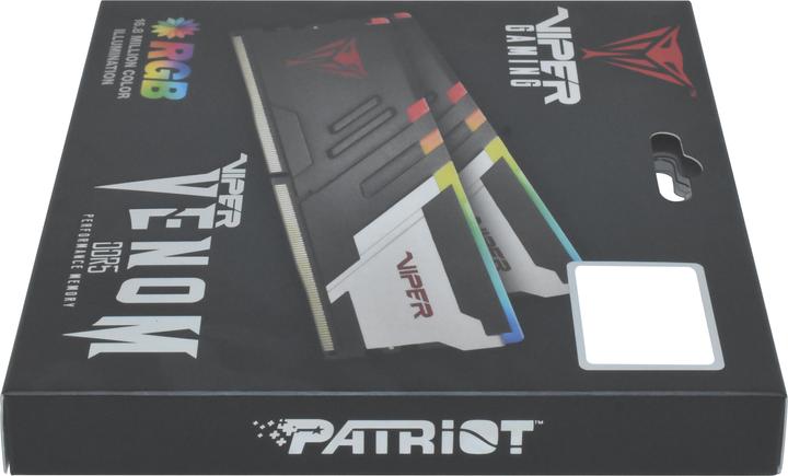 Produktbild Patriot Viper Venom RGB 32GB DDR5 6200-40, PVVR532G620C40K (2 x 16GB, 6200 MHz, DDR5-RAM, DIMM)