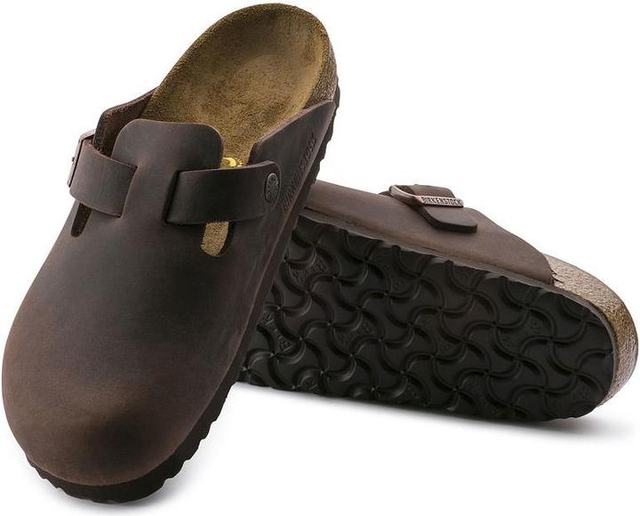 Actual product image Birkenstock Boston Nubuck Leather Oiled Narrow (42)