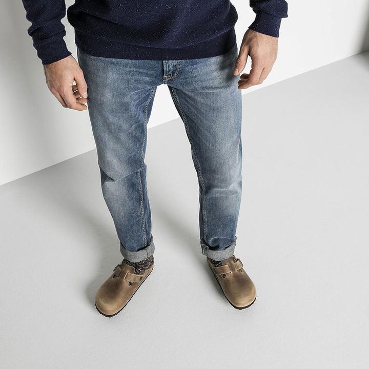 Productafbeelding Birkenstock Boston Nubuck Leer Geolied Smal (40)