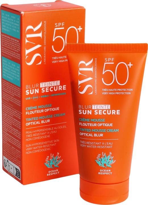 Actual product image Blurring Teinte Sun Protection Factor 50 + (Sun cream face, SPF 50, 50 ml)