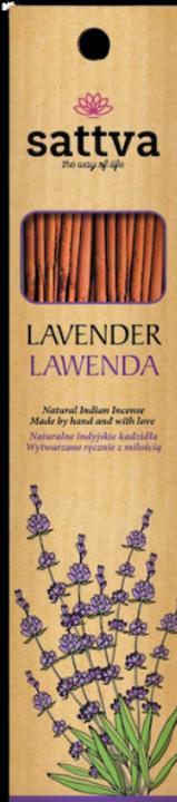 Sattva Ayurveda Incenso indiano naturale Sattva Incenso indiano naturale Lavanda 15 pezzi