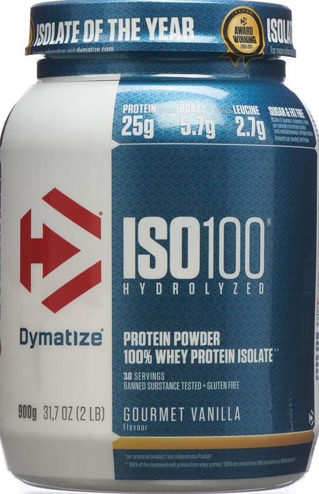 Dymatize Iso 100 (Vanille, 1 pcs, 900 g)