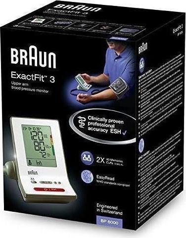 Produktbild Braun ExactFit 3 BP6000 (Blutdruckmessgerät Oberarm)
