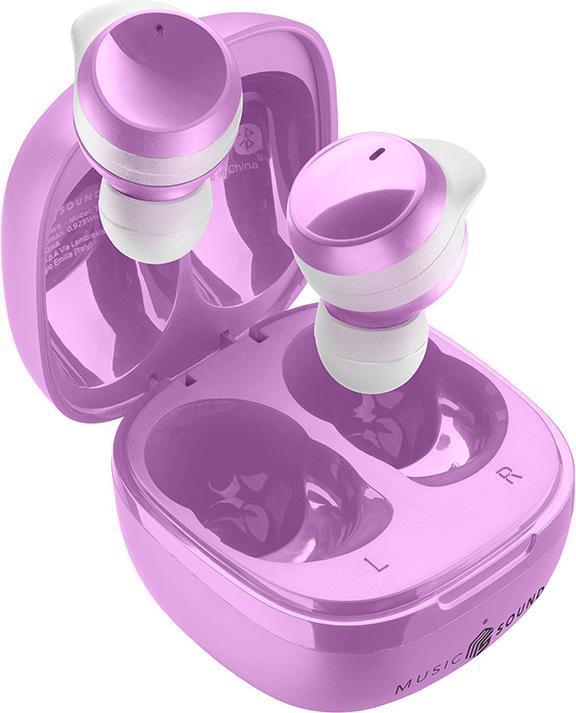 Immagine prodotto Music Sound Cellularline Music & Sound Auricolari Bluetooth FLOW Viola (25 h, Senza fili)