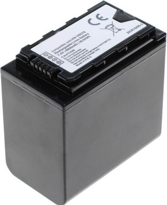 AccuCell Akku VW-VBD78 Panasonic HC-X1000, VW-VBD78 (Batteria della fotocamera)