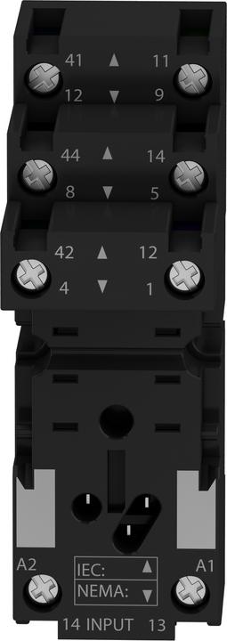 Actual product image APC RXZE2S108M Socket for miniature relay 2 -pole separated contacts (Relay socket)