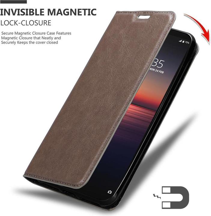 Immagine prodotto Cadorabo Copertina magnetica invisibile del libro (Sony Xperia 1 II)