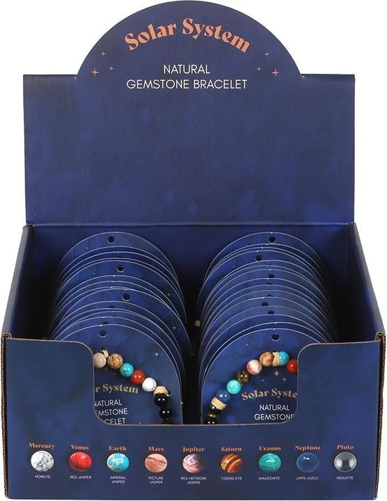 Produktbild Something Different Sonnensystem Armband Schmuckstein 30erPack (100% synthetisches Material)