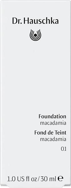 Nährwerte und Zutaten Dr. Hauschka Foundation 01 macadamia 30 ml (01 Macadamia)