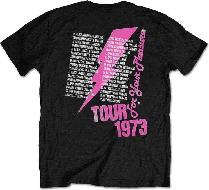 Immagine prodotto Universal Textiles Maglietta unisex da adulto For Your Pleasure Tour con stampa sul retro in cotone (S)