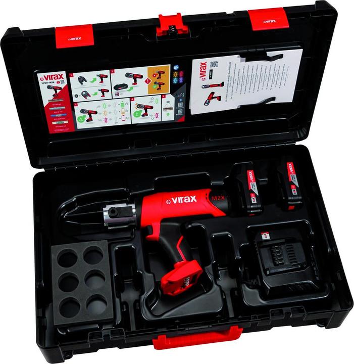 Actual product image Virax Akku-Pressmaschine VIPER M2X 18V / 2,0 Ah CAS-Akku