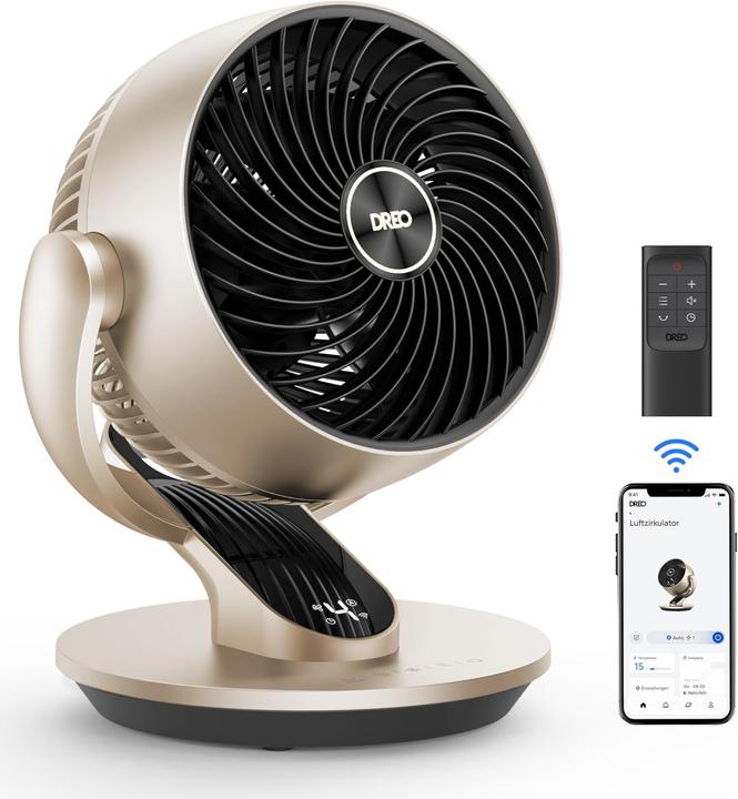 Produktbild Dreo Leiser Smart Tischventilator Lynx S mit Fernbedienung, Timer und Ap-Steuerung