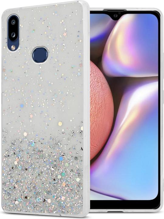 Transparent mit Glitter