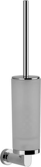 Produktbild Gessi Emporio Toilettenbürstengarnitur zur Wandmontage, Behälter aus satiniertem Glas, 38821
