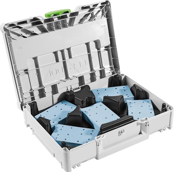Festool Schleifmittel-Systainer³ SYS-STF 80X133 GR-Set (P180, P60, P120, P220, P80)