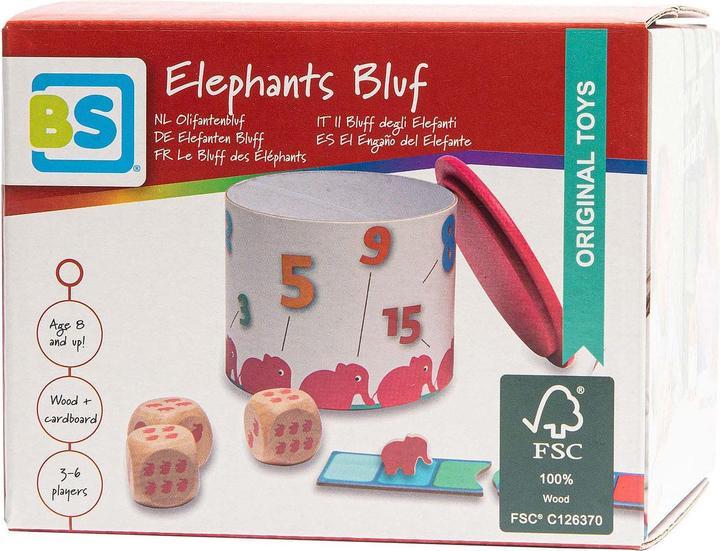 Actual product image BS Game 'Pink Elephants (French, Italian, English, German)