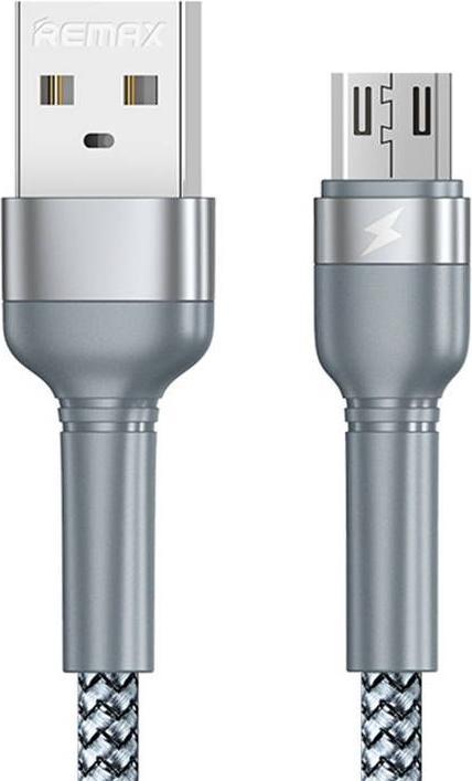 Immagine prodotto Remax Cavo USB Micro Jany Alloy, 1m, 2.4A (argento) (1 m)
