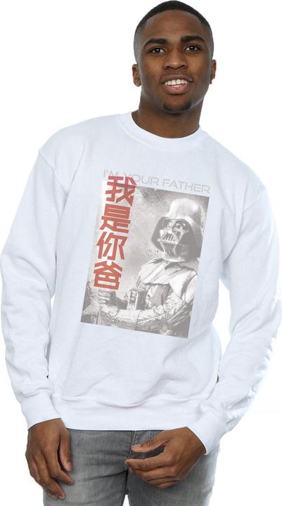 Actual product image Star Wars Mens Vader I Am Your Father Chinese Sweatshirt (4XL)
