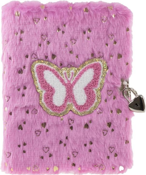 Produktbild Tinka Magic Tinka - Plush Diary with Lock - Pink Butterfly (8-802166)