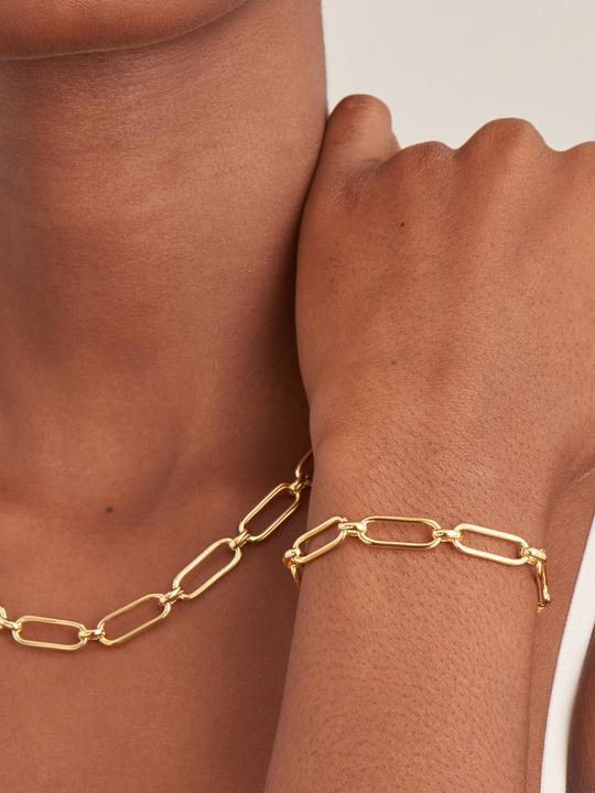 Immagine prodotto Ania Haie Bracciale Link up B046-02G Donna (16.50 cm, Plata Esterlina 925)