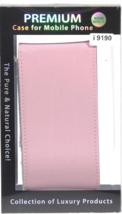 Image du produit OEM Étui à clapet en cuir Slim Galaxy S4 mini - Rose (Samsung Galaxy S4 Mini I9195, Samsung Galaxy S4 Zoom)