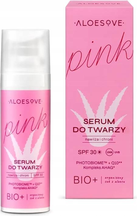 Aloesove Rosa Serum für das Gesicht Stark feuchtigkeitsspendend Tag Spf 30 30 Ml (30 ml)