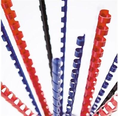 Actual product image Fellowes Binder spine 32mm, 21 rings, black, 50pcs.