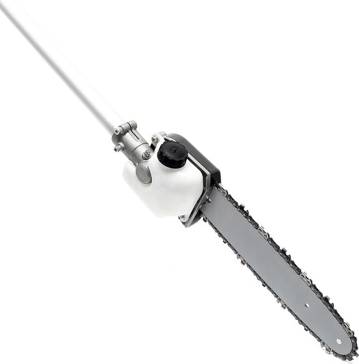 Actual product image Wiltec 4-in-1 Multi Gardening Tool with 2-stroke Motor incl. Extension e.g. Hedge Shears Pole Pruner (Weed whacker, Garden machinery attachment)