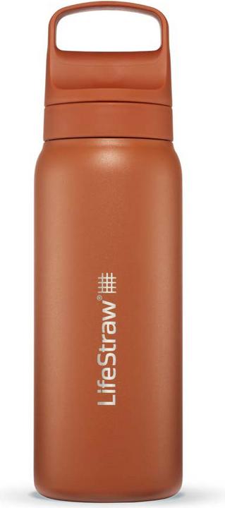 Actual product image LifeStraw Go Steel 1-Liter (kyoto orange) (1 l)
