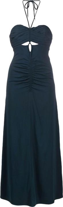 Actual product image Self-Portrait Cut-Out Ruched Maxi Dress (38)
