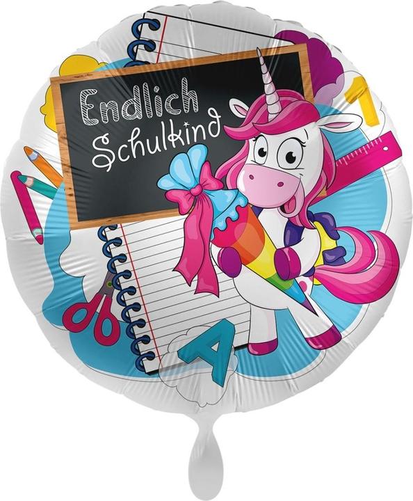 Actual product image Premioloon Schoolchild at last Unicorn (1 x)