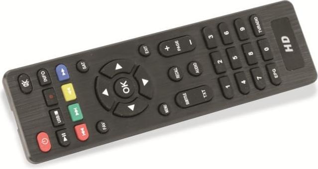 Actual product image Opticum RED replacement remote control for AX 300Plus/AX 300Mini (Device-specific remote control)