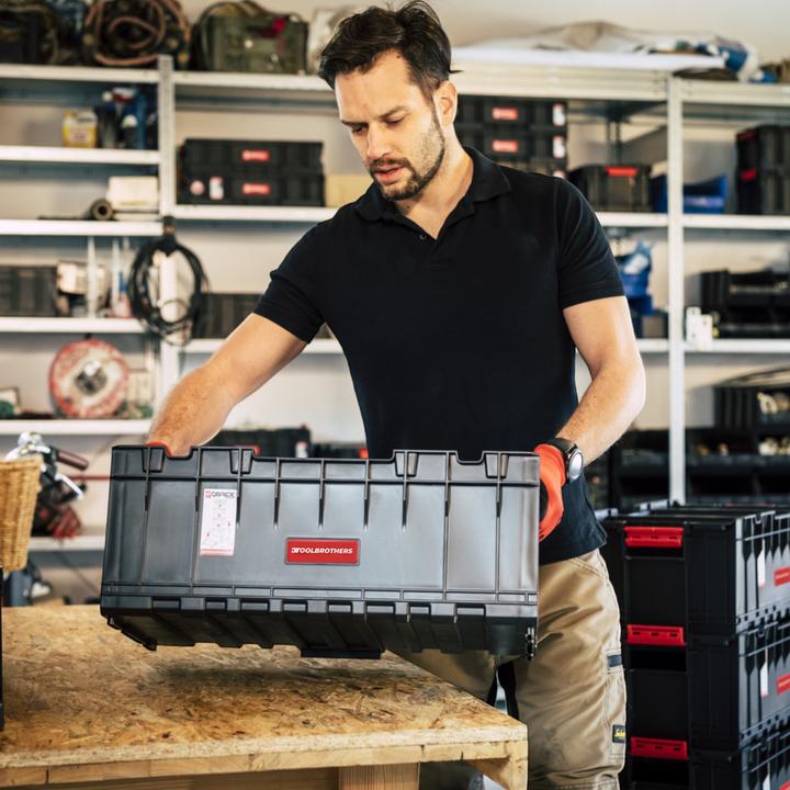 Actual product image Tool Brothers Toolbrothers RHINO XXL Tool Box ECO Basic 576 x 359 x 237 mm 35 l stackable (1 pieces)