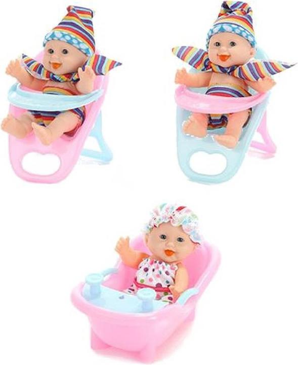 Image du produit Toi-Toys Beau Mini Poupée Bébé assise, 12cm