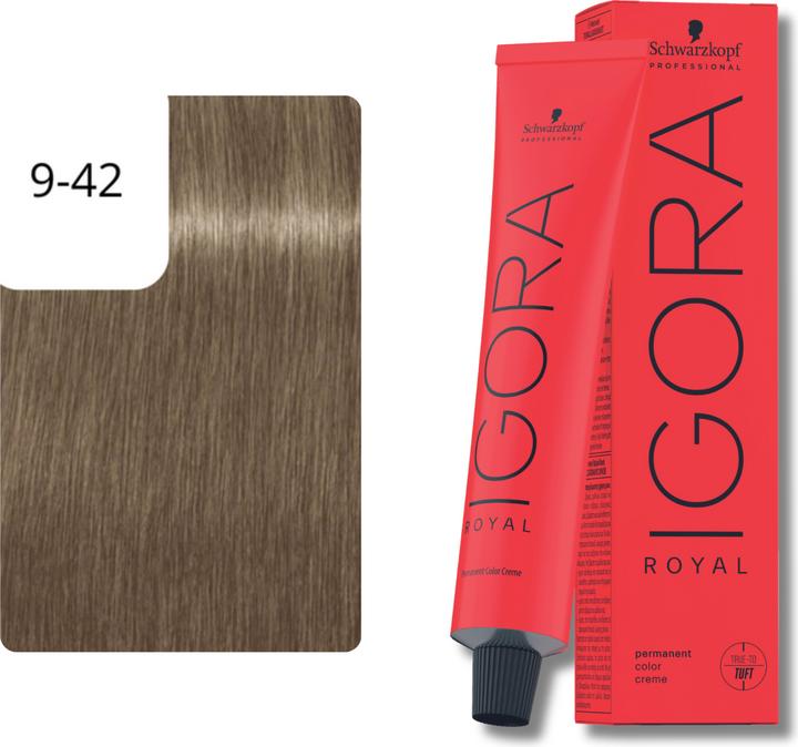 Image du produit Schwarzkopf Igora Royal Muted Desert 9-42 Extra Blond Beige Cendré 60 (9-42 Frêne extra-blond beige)