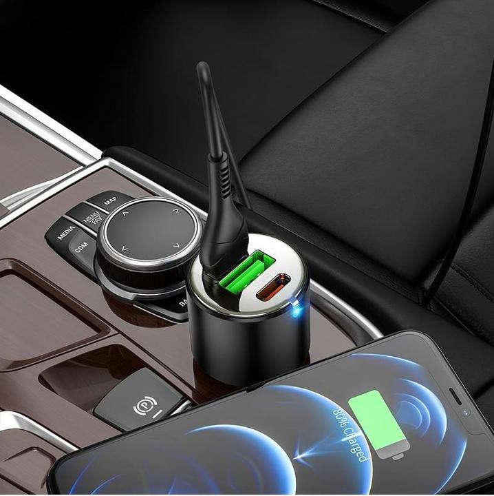 Actual product image Hoco Car charger incl. Lightning cable