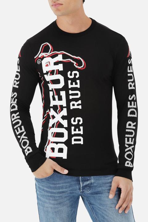 Boxeur des Rues T-Shirt With Prints (S)