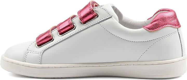 Actual product image Benjie Montreux velcro Kid White Fuchsia glitters (32)