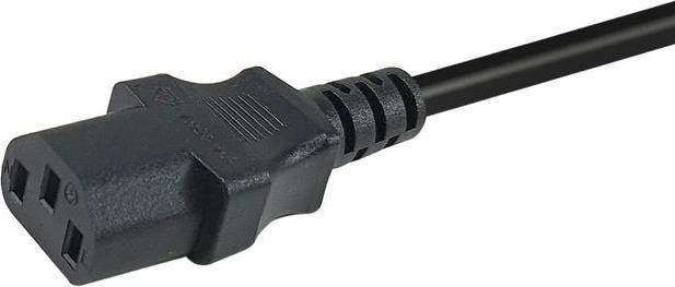 Produktbild equip Netzkabel Anschl. C18 -> Schukon. 180°gew. sw (3 m)