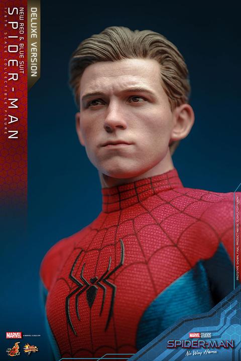 Immagine prodotto Hot Toys Spider-Man: No Way Home statuetta Movie Masterpiece 1/6 Spider-Man (nuova tuta rossa e blu) (Deluxe