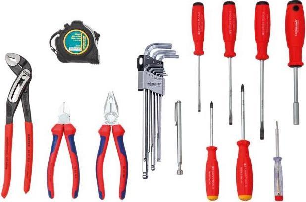 Produktbild technocraft ABS-Werkzeugkoffer PRO CHROME 185-tlg (185 Teile)
